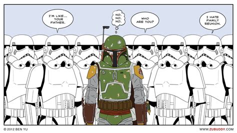 A Comic Strip With The Caption That Says I M Not Going To Star Wars