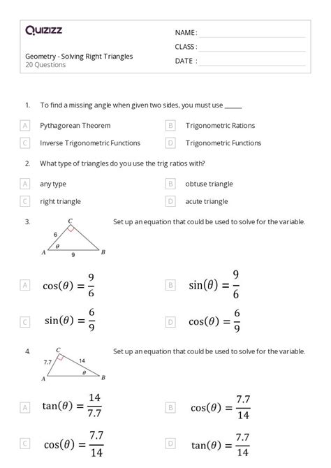 11th Grade Geometry Worksheets Worksheets Library