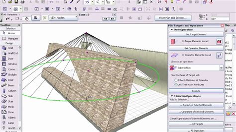 Tutorial Archicad Solid Element Operations Youtube