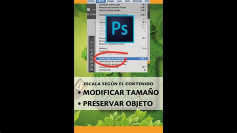 Photoshop Modificar Tamaño Preservar Objeto Youtube