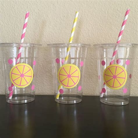 Pink Lemonade Party Cups Pink Lemonade Birthday Party Cups Pink