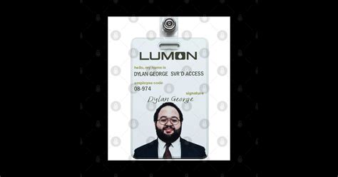 Severance Series Lumon Industries Dylan George Badge Fan Works Graphic