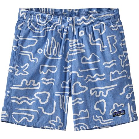 Patagonia Funhoggers Shorts Men Channel Islands Vessel Blue Bike24