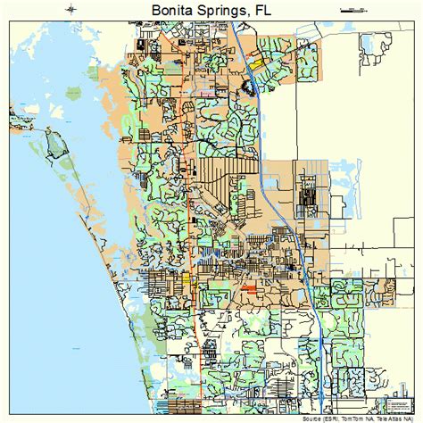 Bonita Springs Florida Street Map 1207525