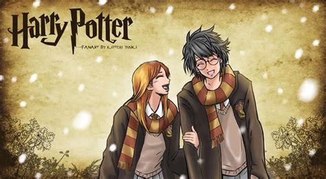 Harry Potter And Ginny Weasley Kotchiyuuki Illustrations Art Street