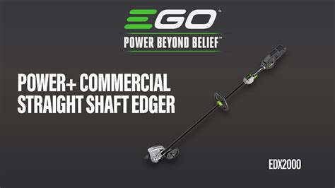 Ego 56v Commercial 20cm Straight Shaft Edger Edx2000 Youtube