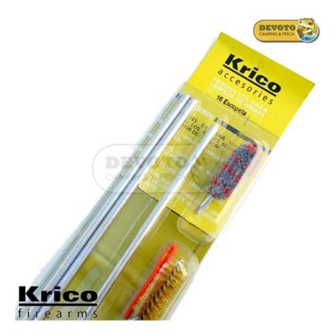 Krico Kit Limpieza Baqueta Escopeta Calibre Acero Inox Dia De Pesca