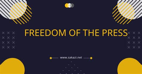 Definition Of Freedom Of The Press