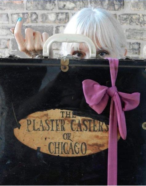 Cynthia Plaster Caster With Her Plaster Caster Suitcase Accessed From