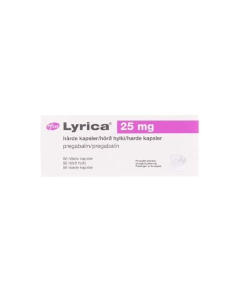 Lyrica 25 mg harde kapsler 56 stk - Apotek 1