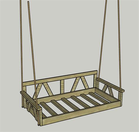 Diy Porch Bed Swing Twin Mattress Size Printable Pdf Woodworking Plans