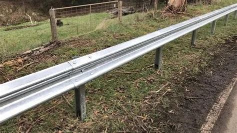 Mild Steel Gray Three Beam Crash Barrier For Highway At Rs Meter