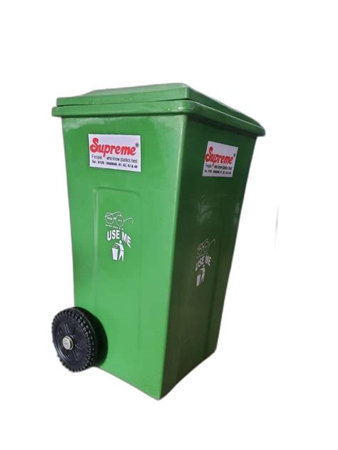 Plastic Supreme 240 Ltr Wheel Dustbin At 4250 In Patna ID 24622038712