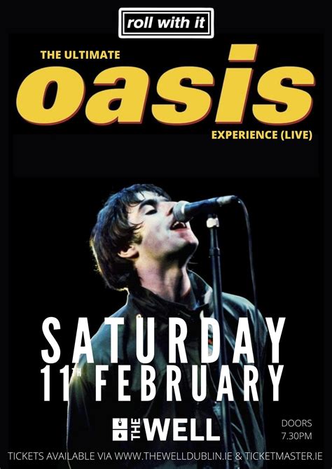 ROLL WITH IT - The Ultimate Oasis Experience - Live in Dublin - Events