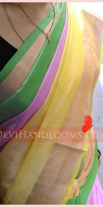 Uppada Forest Green Color Big Checks With Big Border Silk Saree Devi