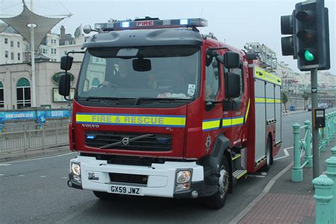 Fire Service Volvo Fl Gx Jwz East Sussex Fire Rescue Service A