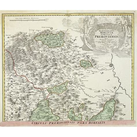 Marchionatus Moraviae Circulus Preroviensis Old Map By Homann Jb