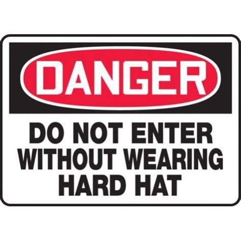 Order Madm Va By Accuform Osha Danger Safety Sign Do Not Enter