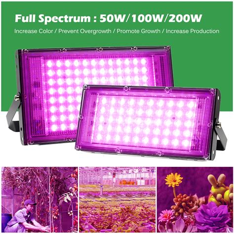 LED Grow Light AC220V 50W 100W 200W LED Full Spectrum Phyto Lamp