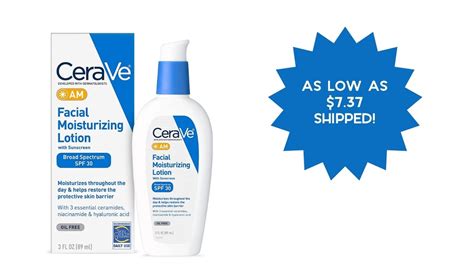 Cerave Facial Moisturizer As Low As 737 Shipped Southern Savers