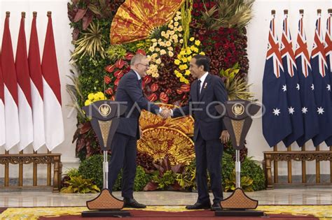 Presiden Jokowi Menerima Kunjungan Pm Australia Antara Foto