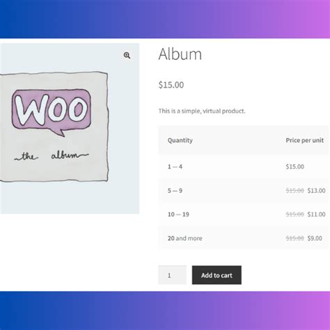 Woocommerce Advanced Pricing Discounts Quantity Swatches