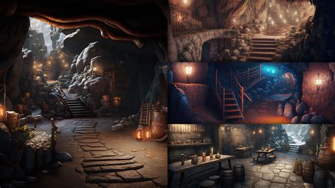 ArtStation - 101 Fantasy Dungeon Illustration Pack (More Than 8K ...