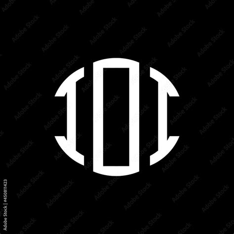 Ioi Letter Logo Design Ioi Modern Letter Logo With Black Background