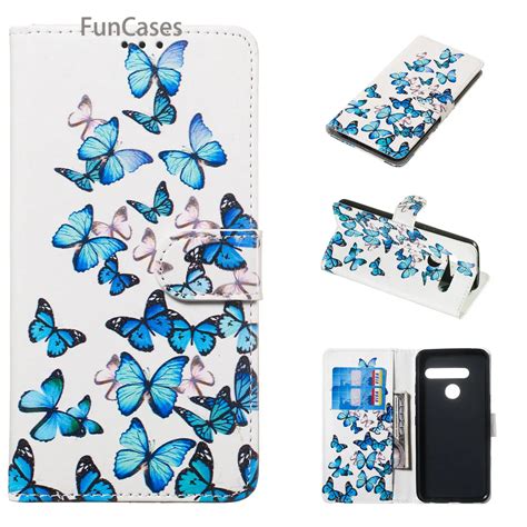 Fundas de teléfono móvil mariposa para estuche LG G8 ThinQ funda de