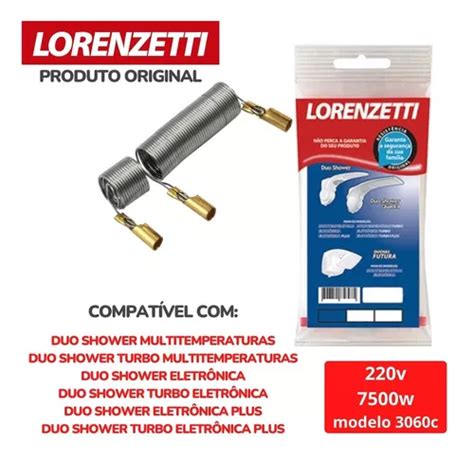 Resistencia Lorenzetti Duo Shower Futura C W V Frete Gr Tis