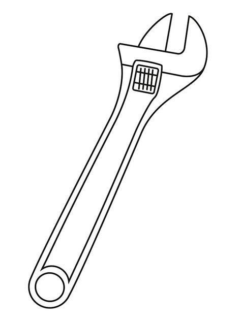 Wrench Coloring Pages