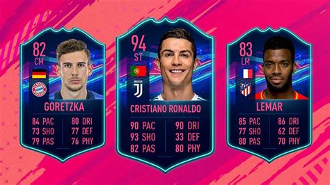 Fut 19 New Ones To Watch Juve Ronaldo Plus Champions Europa League