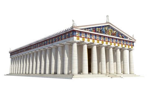 Reconstruction of the Parthenon in Athens. | Parthenon, Athens, Archaeology