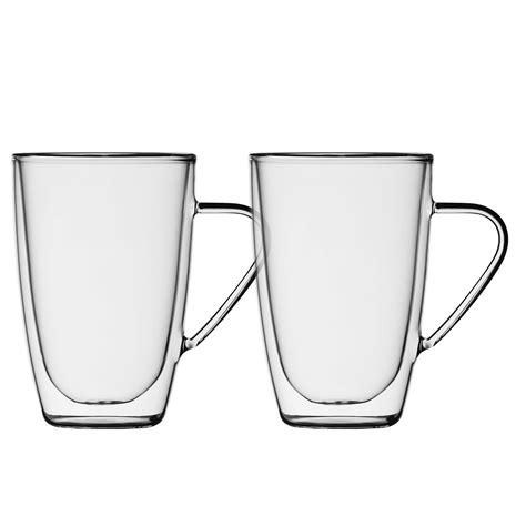 Tasse Double Paroi En Verre Cappuccino Tasses Barista Verre