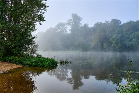 Mist Over The River Brume Sur La Rivi Re Nathalie De Marteville