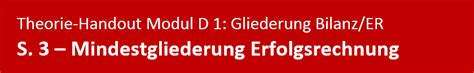 Buchen Ch Gliederung Der Bilanz Und Erfolgsrechnung Mehrstufige