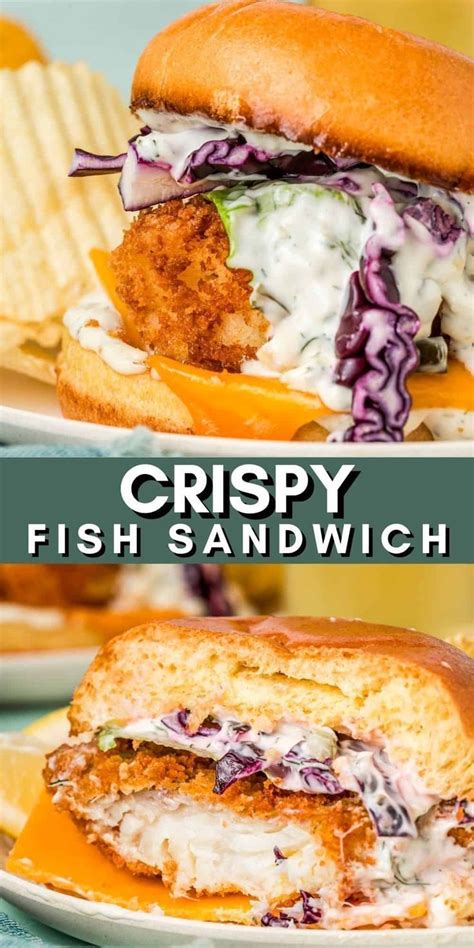 Crispy Fish Sandwich Recipe In 2024 Fish Sandwich Recipes Fish