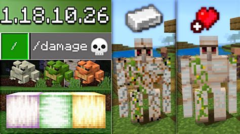 Minecraft Pe 1 18 10 26 Novos Blocos Comando E Paridades Bedrock