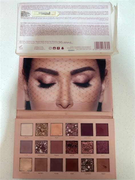 Huda Beauty Nude Eyeshadow Palette Beauty Personal Care Face