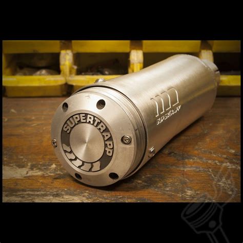 SuperTrapp 4 Aluminum Universal Muffler Enduro Motorcycle Custom