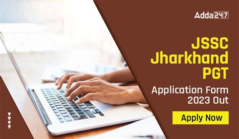 JSSC Jharkhand PGT Application Form 2023 Last Day Reminder