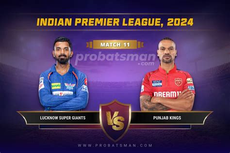 Lkn Vs Pbks Dream11 Prediction With Stats Pitch Report And Player Record