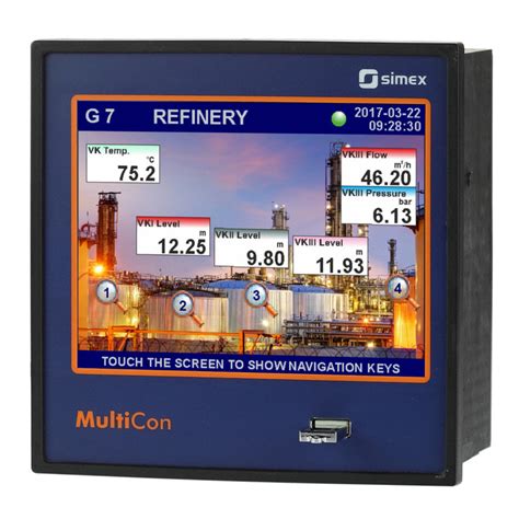 MultiCon Advanced Multi Channel Controllers And Data Recorders Simex Pl