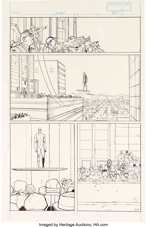 Pop Culture Safari Comic Art Original Pages By Moebius For Silver