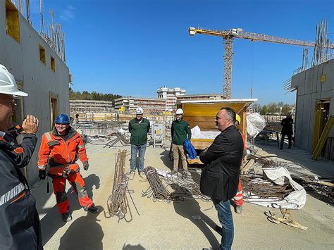 Neubau Krankenhaus Oberwart LH Doskozil Bedankt Sich Bei Bauarbeitern