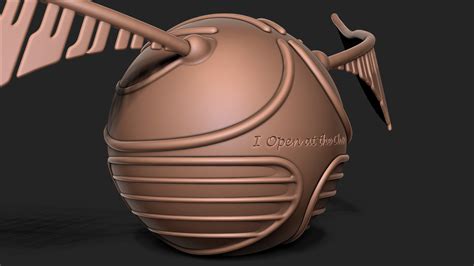 Free Stl File Golden Snitch Harry Potter ️ Obj ・3d Print Object To Download・cults