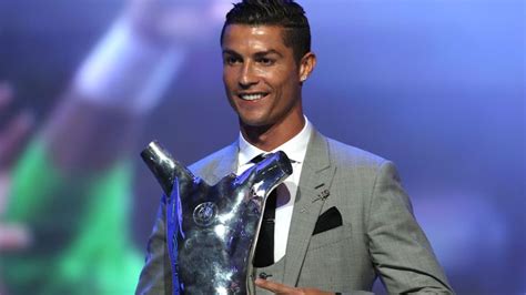 Cristiano Ronaldo Wins Uefa Mens Player Of The Year Award For 201617