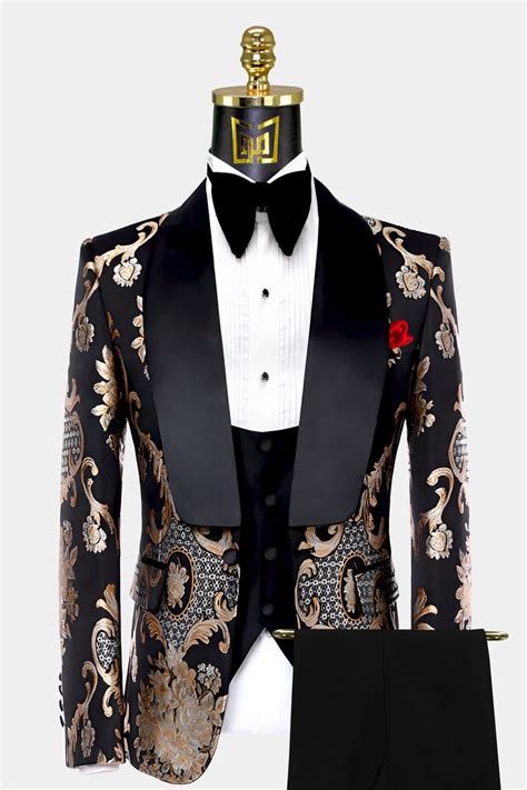 Champagne And Black Tuxedo Gentleman S Guru Black Tuxedo Suit