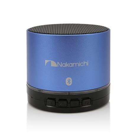 Nakamichi Bt05s Series Bluetooth Round Speaker Retail Packaging Blue Free Image Download