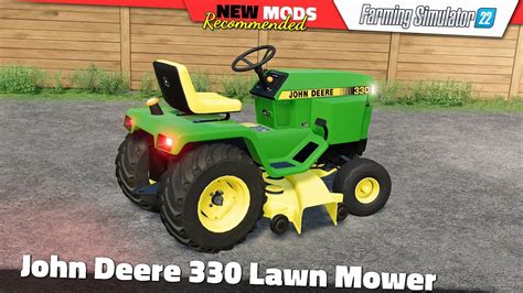 Fs John Deere Lawn Mower Farming Simulator New Mods Review